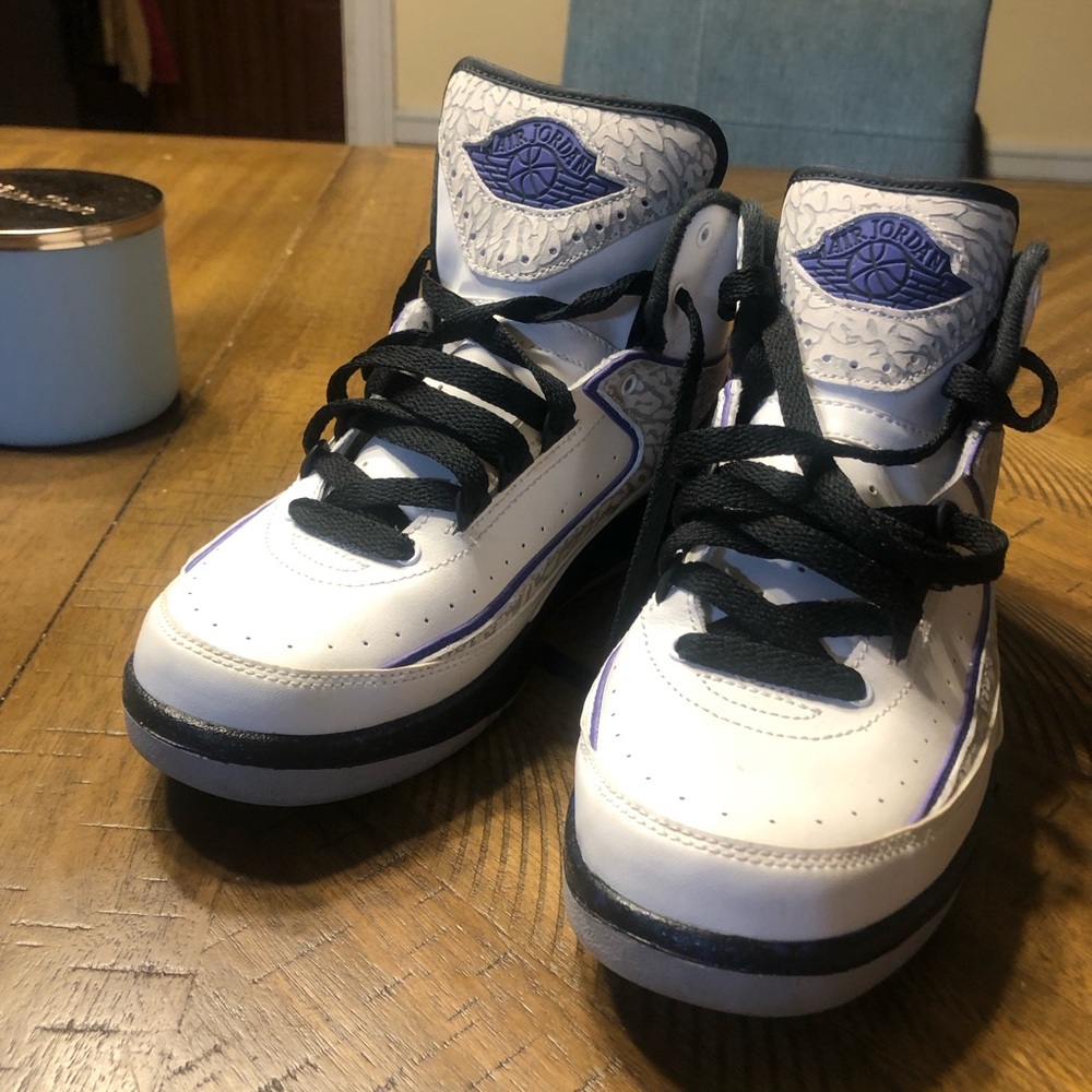 Jordan 2 Kids' White and purple Sneakers